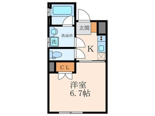 仮）Liberty杭瀬の物件間取画像